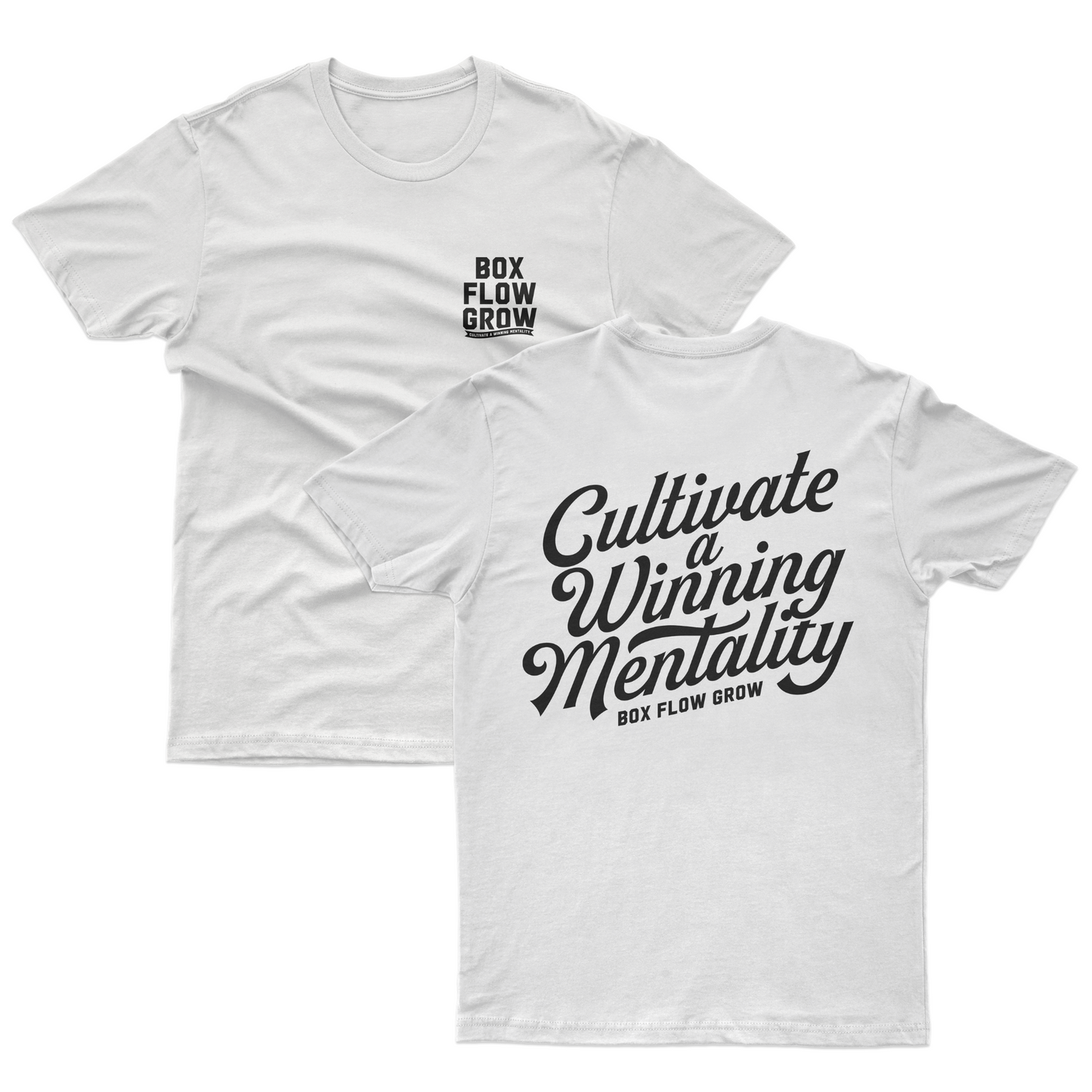 Cultivate a Winning Mentality Tee - White