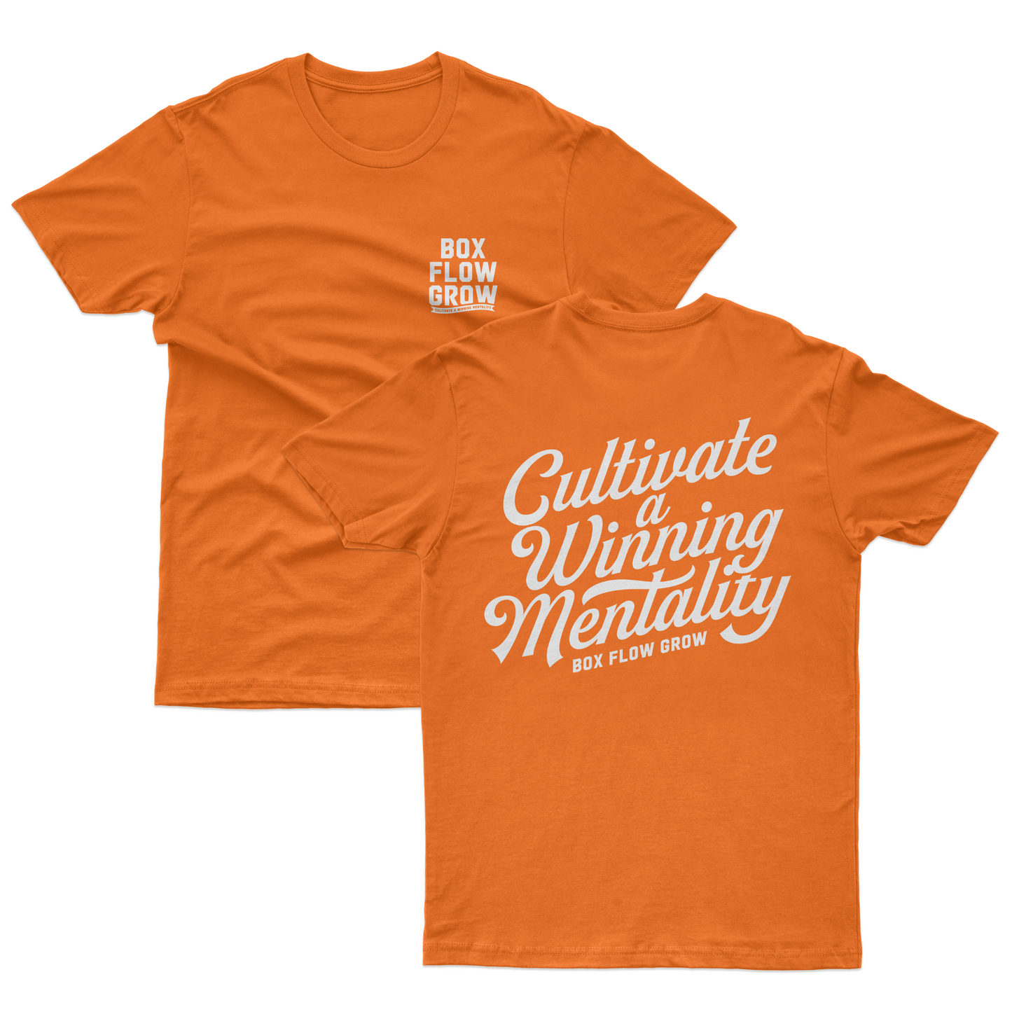 Cultivate a Winning Mentality Tee - Orange
